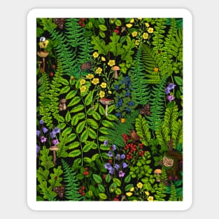 Forest fauna and flora Sticker